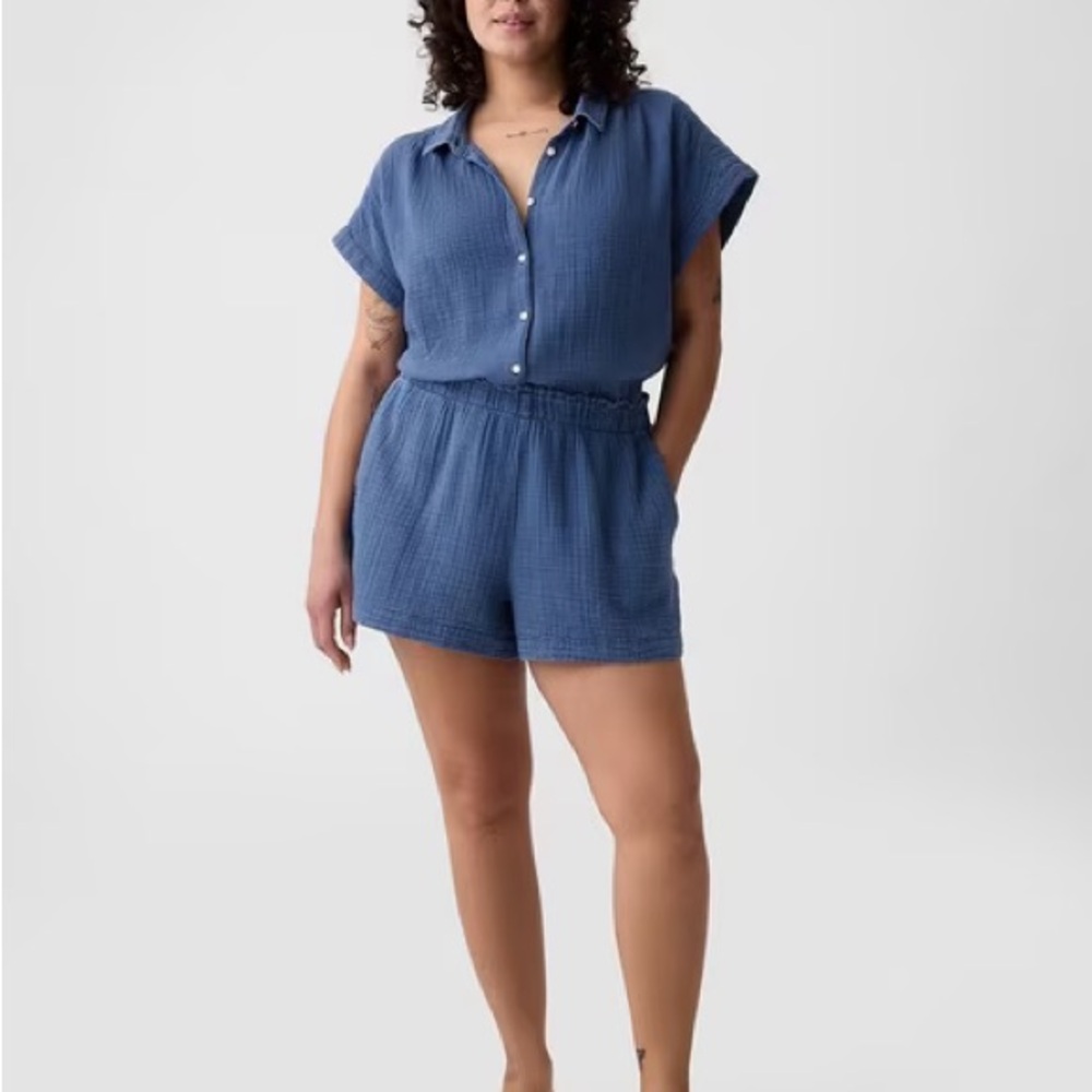 Gap crinkle gauze easy shorts